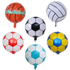18 Inch Party Decorations Aluminum Foil Balloon Football Volleyball Basketball Balloon