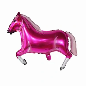Wholesale Horse Shaped Foil Balloon Cartoon Animal Foil Balloons Galloping Horse For Children's Birthday Party Decoration Toys