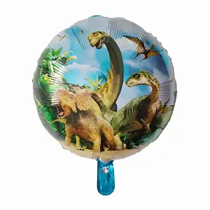 Forest Dinosaur animal Number Balloon Set For Kids Birthday Party Decoration Balloons Set