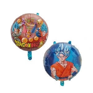 18 Inch Cartoon Character Anime Round Foil Balloon Helium Balloon Birthday Party Decoration Kids Toys Balloons