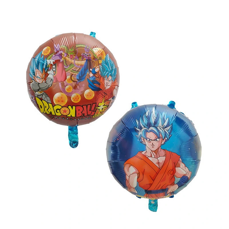 18 Inch Cartoon Character Anime Round Foil Balloon Helium Balloon Birthday Party Decoration Kids Toys Balloons