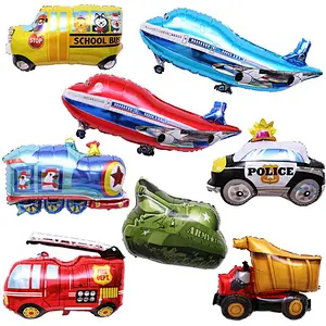 Supply Custom Cartoon Airplane Foil Balloons Plane Shaped Helium Balloons