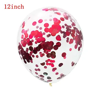 Wedding Party Supplies Red Love Foil Balloon Red And White Heart Latex Balloon Valentines's Day Decorations