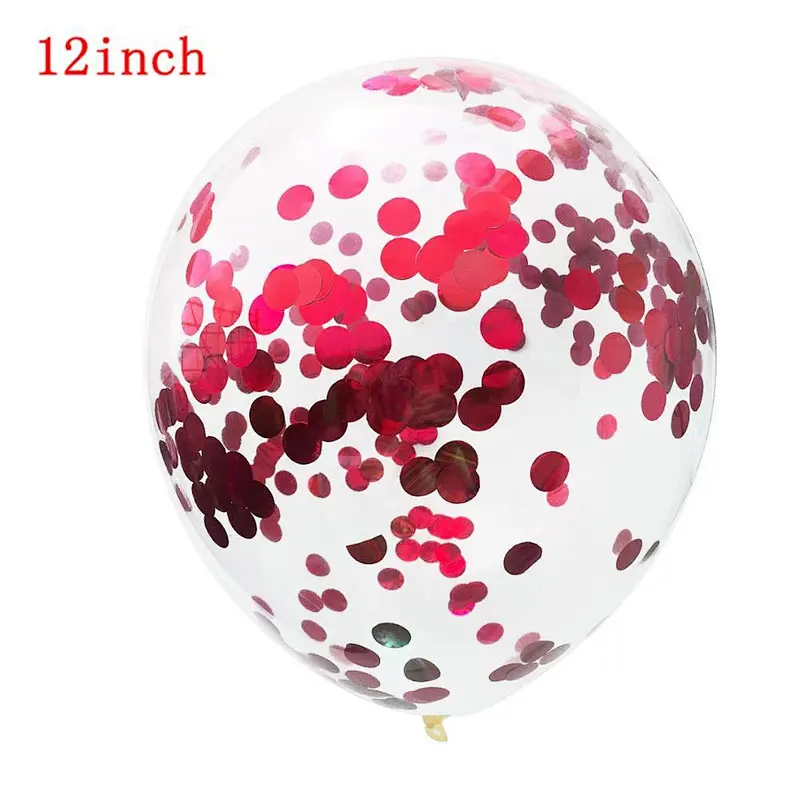 Wedding Party Supplies Red Love Foil Balloon Red And White Heart Latex Balloon Valentines's Day Decorations