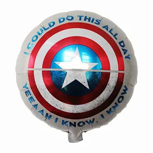 18 Inch Super Hero Balloon The Avengers Spider Man Iron Man Captain America Foil Balloon Children's Birthday Party Supplies