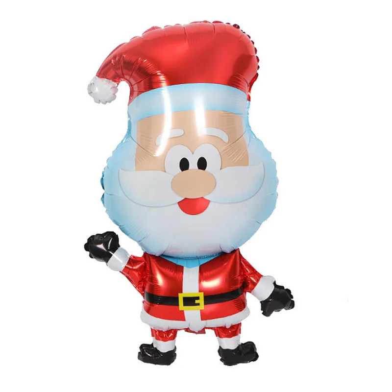 New Cartoon Christmas Globos Deer Bear Santa Claus Aluminum Foil Balloons Merry Christmas Party Decoration Balloons