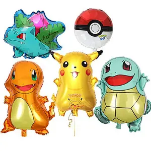 Hot sell 18inch cartoon character balloon Pikachu helium foil Pokemon balloons party decoration child's room decoration