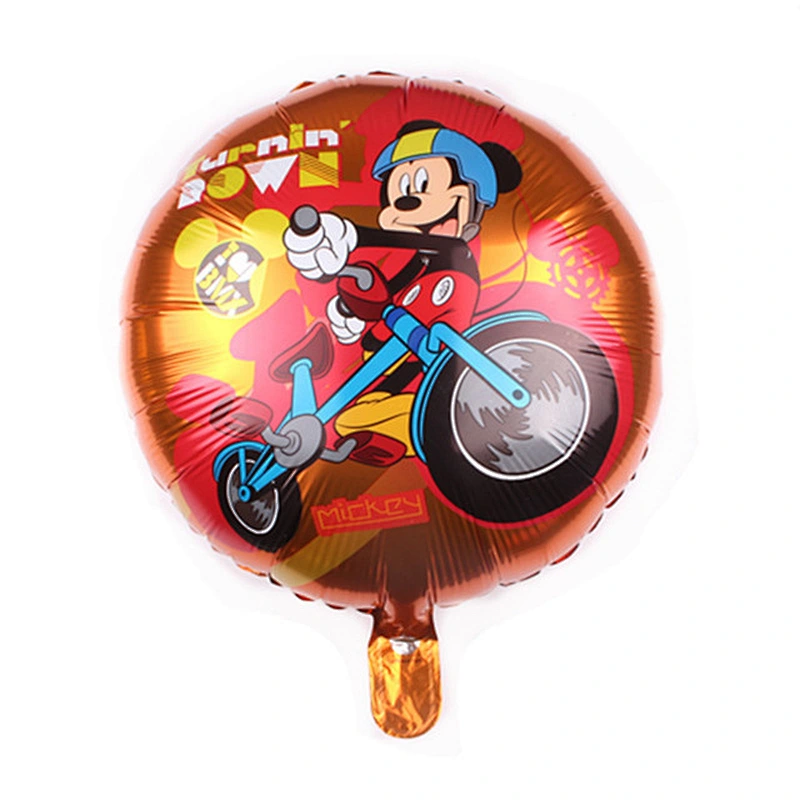 Mickey Minnie Donald Duck Round Foil Balloon Helium Balloon Birthday Party Decoration Kids Toys Balloons