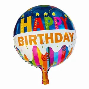 18inch Happy Birthday Foil Balloon  Balloon  for Baby Girl Happy Birthday  Party Decoration