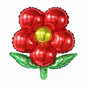 New Design Wedding Birthday Party Decor Balloon 18 Inch Flower Shape Foil Balloon