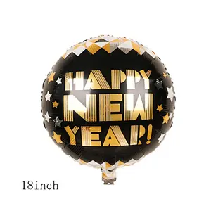 18inch happy new year foil balloons for happy new year party supplies