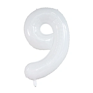 White color Number Balloon 40inch Digital Aluminium Foil Balloons For Birthday Party Decoration Globos De Numero