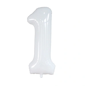 White color Number Balloon 40inch Digital Aluminium Foil Balloons For Birthday Party Decoration Globos De Numero