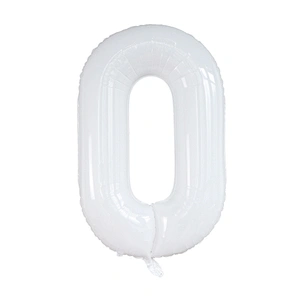 White color Number Balloon 40inch Digital Aluminium Foil Balloons For Birthday Party Decoration Globos De Numero
