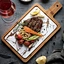 Ceramic steak plate