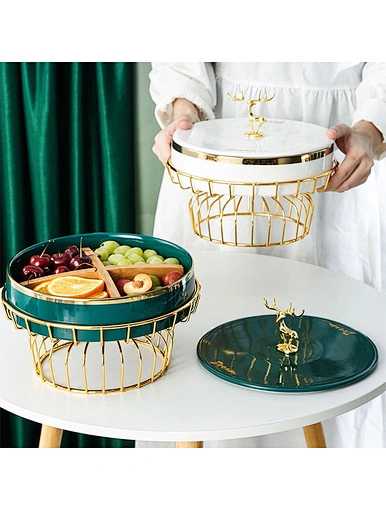 ceramic fruit dish