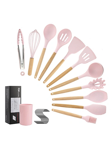 Silicone Kitchen Supplies Utensils Set Tools