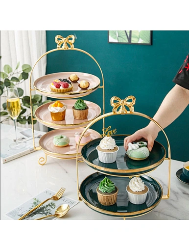Multi-layer dessert plate