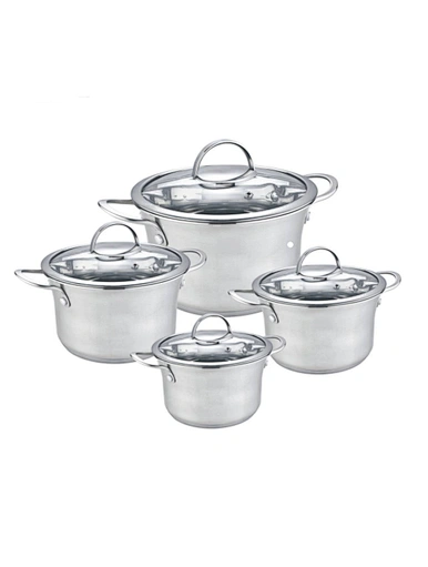 Stainless steel handle cooking set