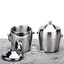 stainless steel ice bucket