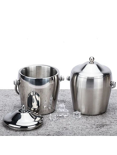 stainless steel ice bucket