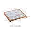 Square steak plate