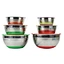 stainless steel serving bowl with lid
