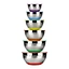 12 Piece kitchen Stainless Steel Salad Nesting Mixing Bowls Sets With Lids
