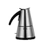 Household coffee maker with removable filter