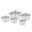 Factory direct sale elegant high quality 10pcs stainless steel cooker set