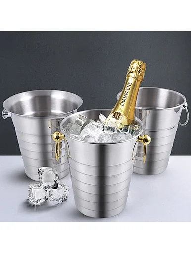 stainless steel ice bucket