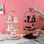 Home storage rack ceramic tray cosmetics storage makeup bathroom shelves