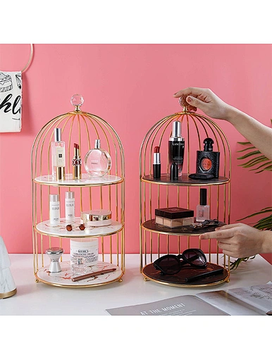 Desktop cosmetic storage