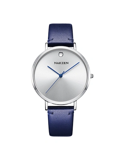 leather band quartz watch