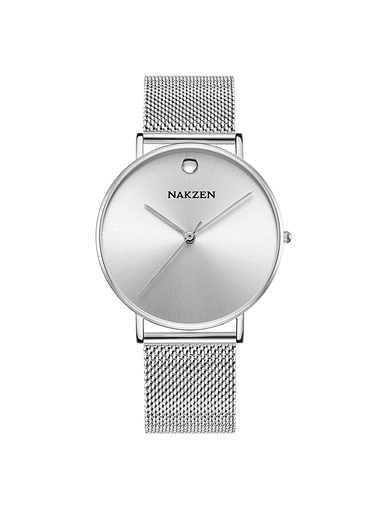 ladies metal band quartz watch