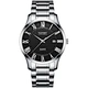 ladies metal band quartz watch