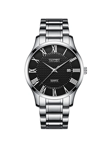 ladies metal band quartz watch