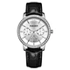 Ladies quartz watch with leather band