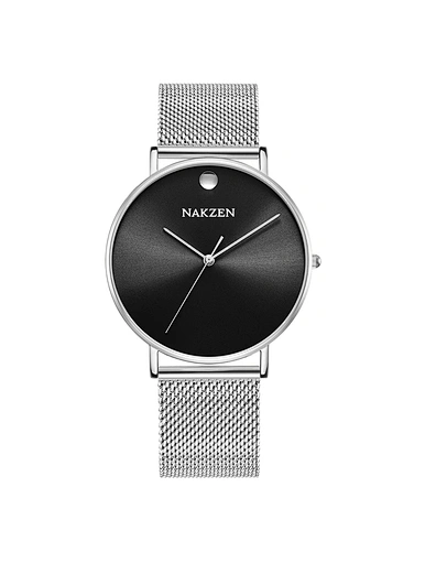 ladies metal band quartz watch