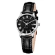 leather band quartz watch