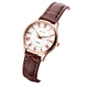 leather band ladies watch