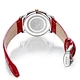 leather band ladies watch