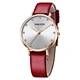 watch with leather band