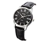 watch with leather band