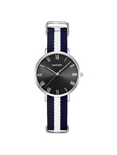 leather band quartz watch