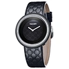 leather band ladies watch