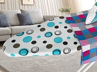 Over the Door Hanging Folding Ironing Board, Compact Space Saving Hanger Foldable Iron Board for Easy Storage