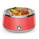 Multi functional household smokeless barbecue machine