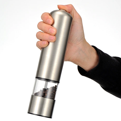 electric salt and pepper mill set