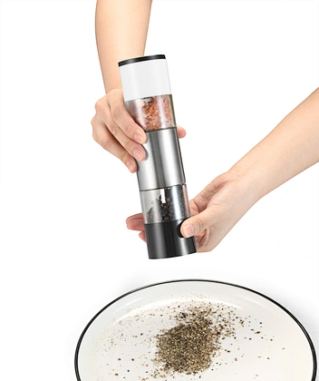 2 in 1 salt pepper grinder